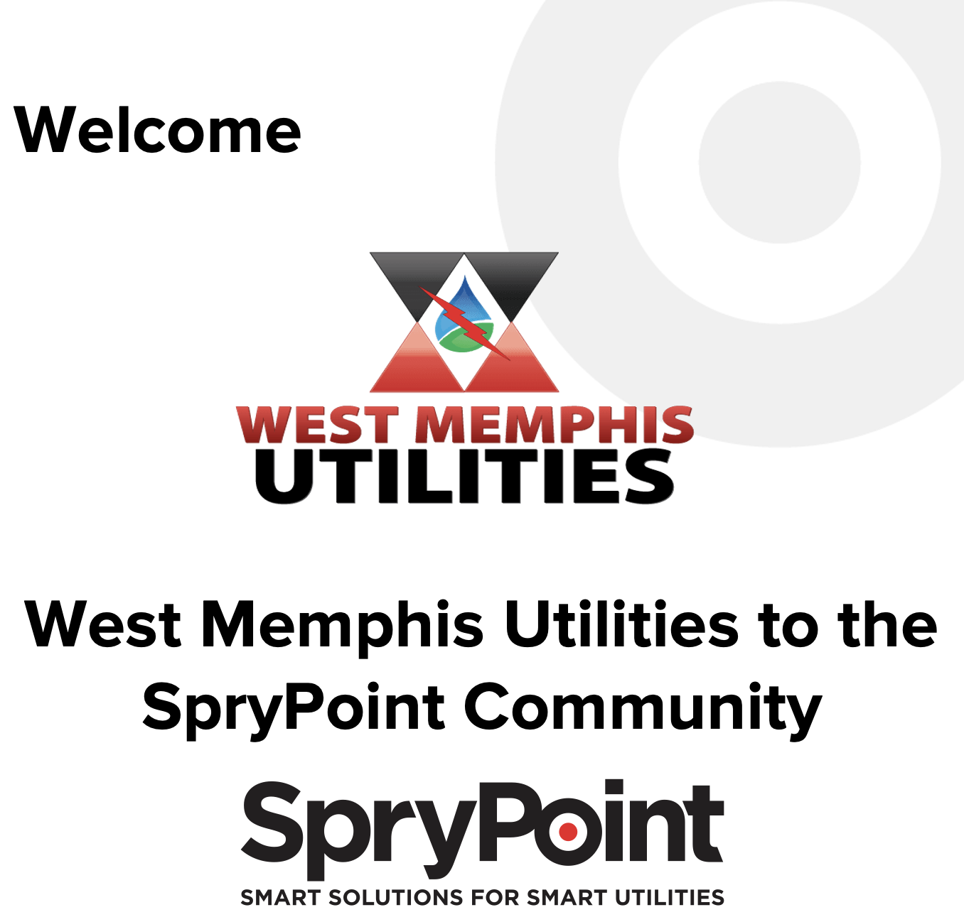 Welcome West Memphis Utilities to the SpryPoint Community